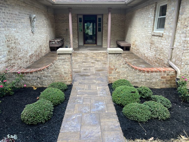 Front Entrance Landscape Design & Build