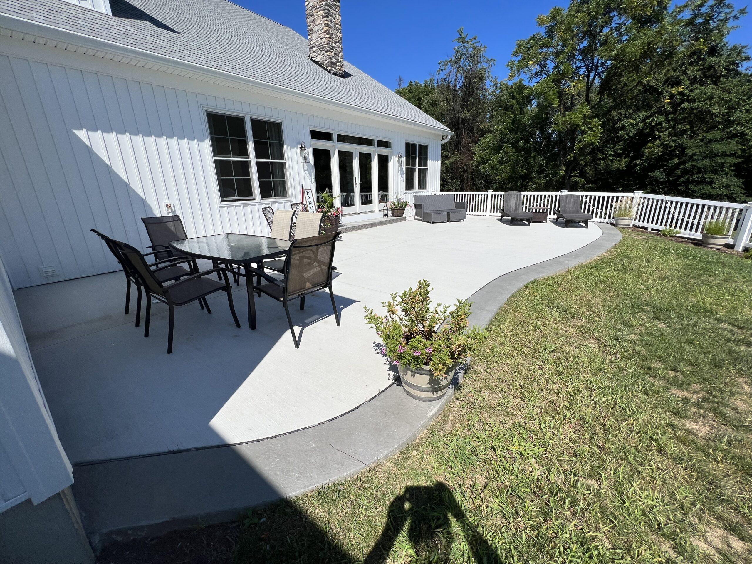 Custom Concrete Patio Design & Build Services