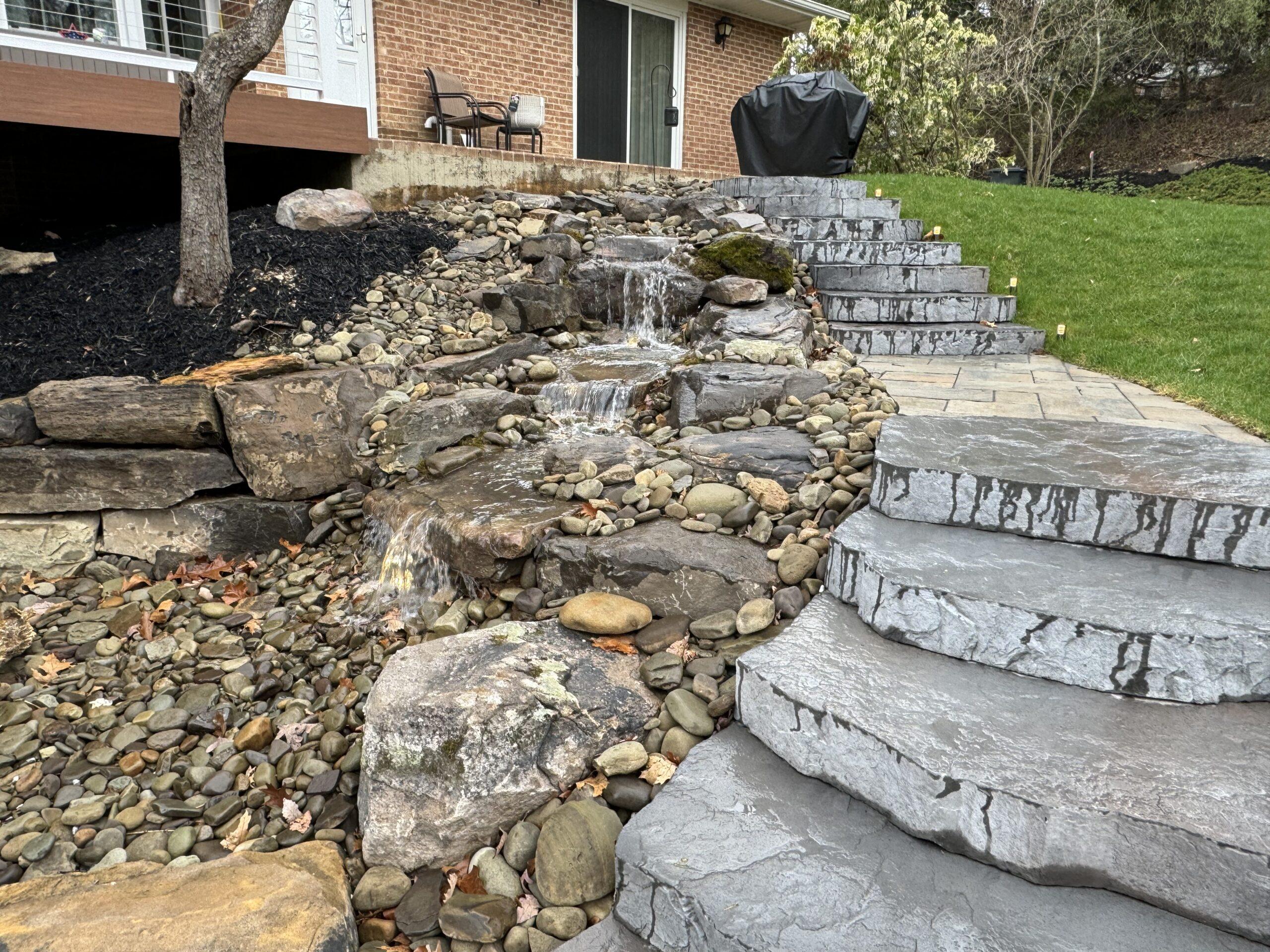 Water Feature Design & Build Projects with From the Ground Up Landscaping Services